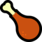 Poultry Leg emoji on Microsoft